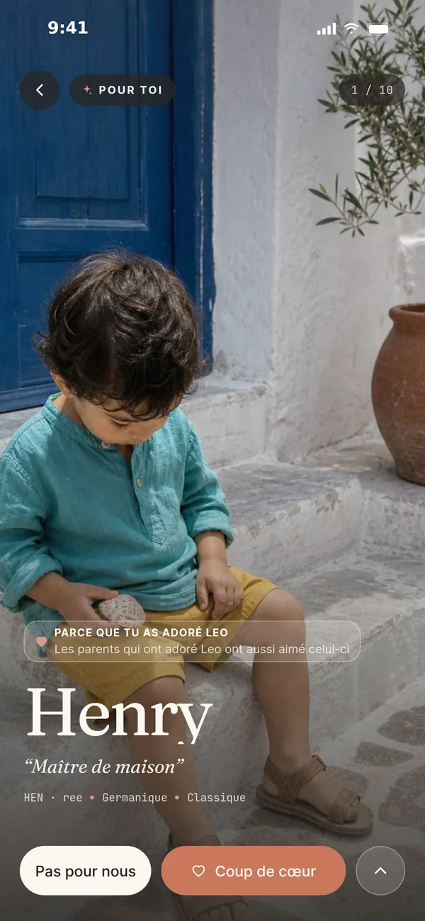 « Pour toi » : Henry, proposé parce que vous avez adoré Leo
