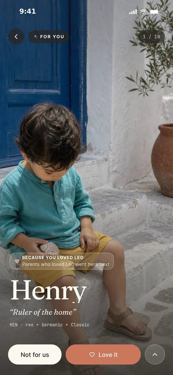 For You: Henry, picked because you loved Leo